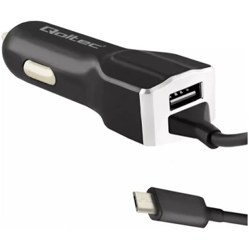 Automašīnas lādētājs QOLTEC 50143 portatīvajiem ie