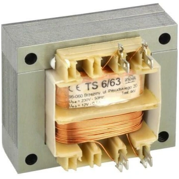 Transformer: mains; 6VA; 230VAC; 12V; 500mA; Leads