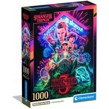 Clementoni Puzzle Compact Stranger Things 1000 (39