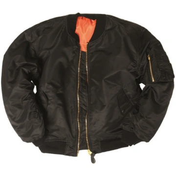 Black pilot jacket US-MA1