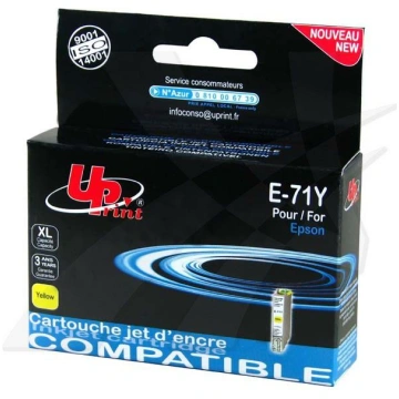 Tintes kārtridžs UPrint Epson T0714Y Yellow ( 3584