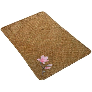 Hand-Woven Rattan Coaster, Heat Resistant Table Ma