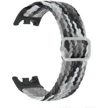 Beline pasek Mi Band 8 Nylon czarno-biały|black-wh