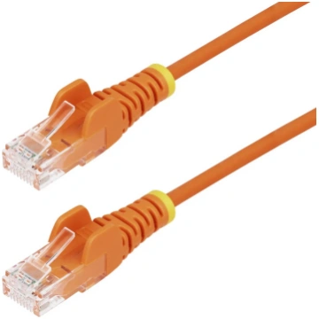 Slim CAT6 Ethernet kabelis 1.5m oranžs, UTP, 100W 