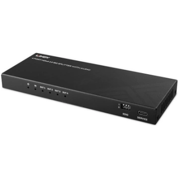 LINDY 4 Port HDMI 8K60 Splitter mit Audio | 38535 