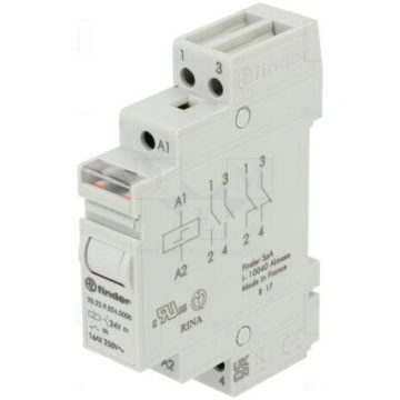 Relay: installation | bistable,impulse | NO x2 | U