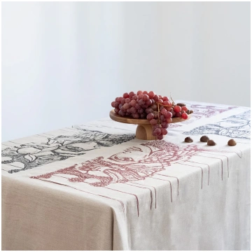 Moro e Dama rectangular tablecloth Colori del Sole