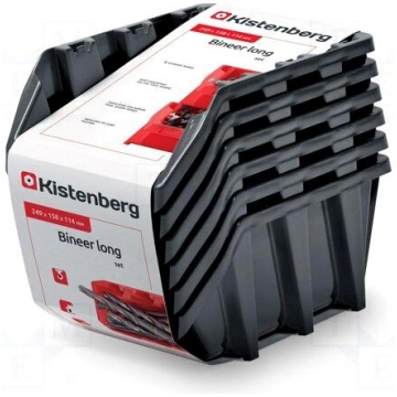 Container: cuvette | black | long | 249x158x114mm 