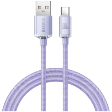 Kabelis Kabelis ātrai lādēšanai un USB-C 100W USB-