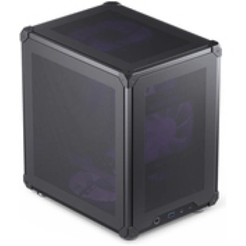 Jonsbo C6 Micro-ATX Gehause - schwarz ( C6 Black 9