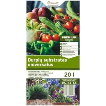 KŪDRAS SUBSTRĀTS UNIVERSĀLS 20 L Agrofirma "Sėklos