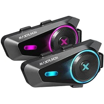 D10 motocikla austiņas, 4 braucēju Bluetooth inter