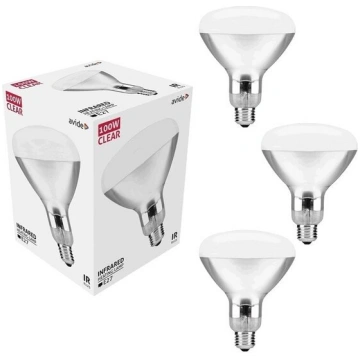 Avide Infrasarkanā lampa, 100W 3gab