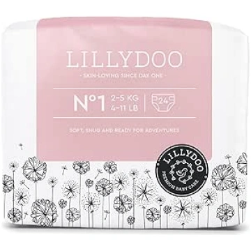 LILLYDOO Skin Friendly Nappies Size 1 (2+ kg) Pack
