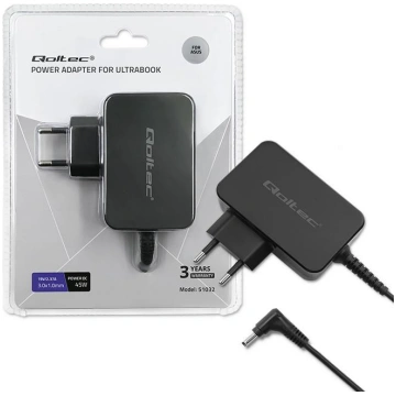 Qoltec Power adapter for ultrabook laptop Asus 45W