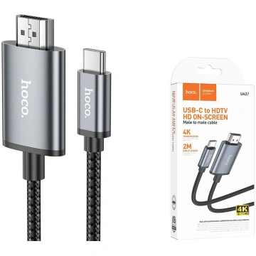Hoco UA27 Type C uz HDMI video kabelis