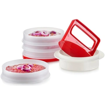 Tupperware Kitchen Aid Hamburger Maker Shaper Pres
