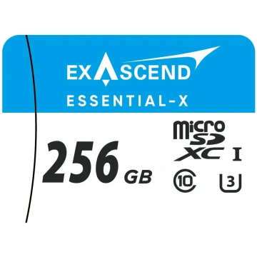 microSD atmiņas karte Exascend Essential-X 256GB U