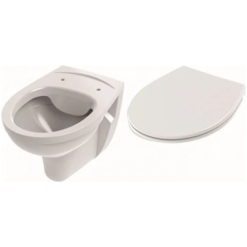 Tece basic Rimless WC pods ar softclose vāku 87495