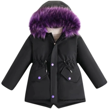 Ziemas mēteļi Meitenes Ziemas parka Ziemas jaka Zi