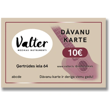 Gift card worth €10 Dāvanu karte 10