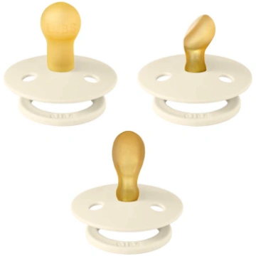 BIBS Colour knupīši Try-it 3-pack Ivory, 0+mēn