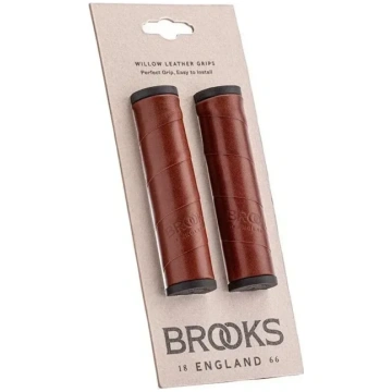 BROOKS WILLOW LEATHER GRIPS — Honey BROOKS ENGLAND