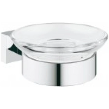 Essentials Cube ziepju trauks ar turētāju Grohe 40