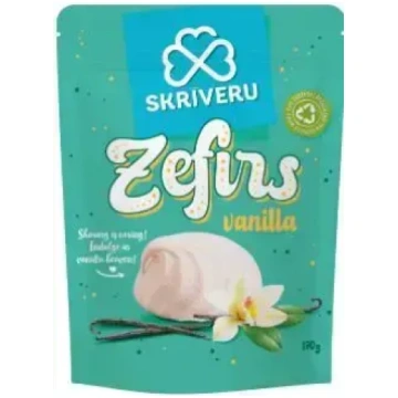 SKRĪVERU zefīrs ar vaniļas garšu 170g Skrīveru sal