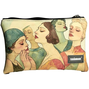 Pochette foderata con zip 50 turinmade