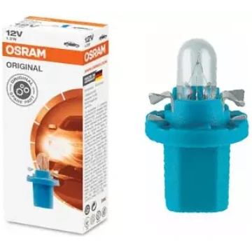 Spuldze OSRAM Original BX8,5D 12V 1,2W gaiši zila