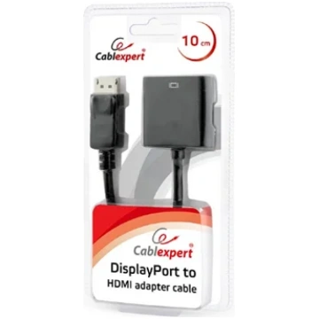 Cablexpert DisplayPort to HDMI adapter cable, Blac