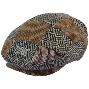 Patrick Francis Patchwork Tweed Cap Kids Irish Mad