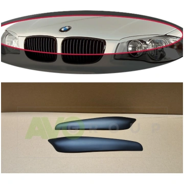 Priekšējo lukturu uzlikas uzacis priekš BMW 1 E81 