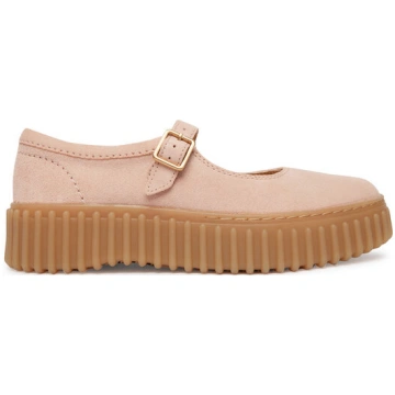 Clarks Īsi apavi Torhill Jane 26186306 Rozā
