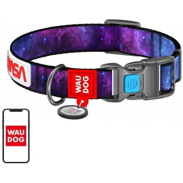 Mājlopiem Waudog Waudog "NASA21" nylon dog collar 