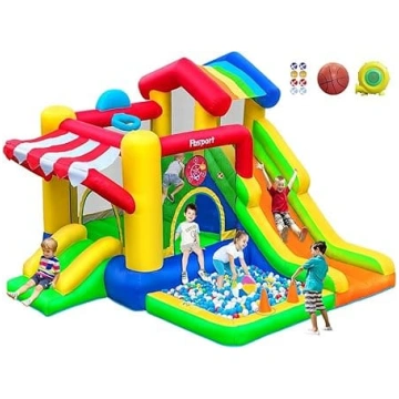 FBSPORT Bouncy pils bērniem iekštelpās un ārpus te
