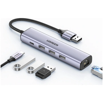 Ugreen multifunctional adapter HUB USB 3.0 - 3 x U
