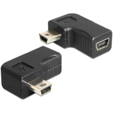 DeLOCK 65448 cable gender changer USB-B mini Black