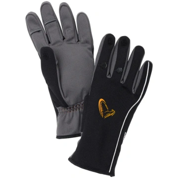 Cimdi Savage Gear Gloves Softshell Winter Glove Bl