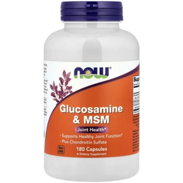 NOW Foods, Glucosamine & MSM, 180 Capsules