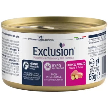 EXCLUSION Hypoallergenic ar cūkgaļu un kartupeļiem