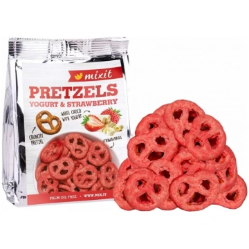 696-033 - MIXIT Yogurt and Strawberry Pretzels 70g