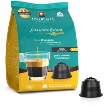 Capsules Lollo Mélange Decaf compatibles DOLCE GUS