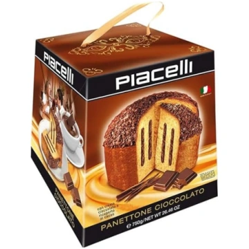 Piacelli Panettone Cioccolato 750 g – itāļu rauga 
