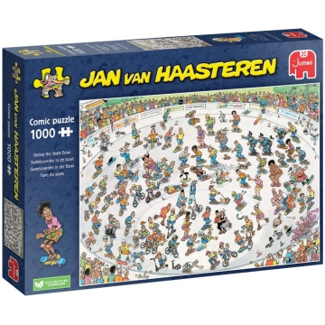 Jan van Haasteren - Riding the Skate Bowl (1000 pi