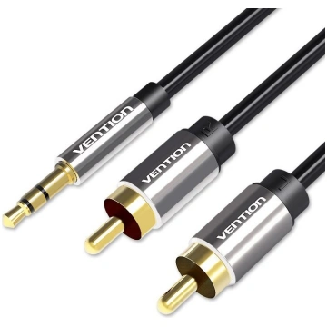 Vention 3,5 mm spraudnis uz 2 RCA spraudni, audio 