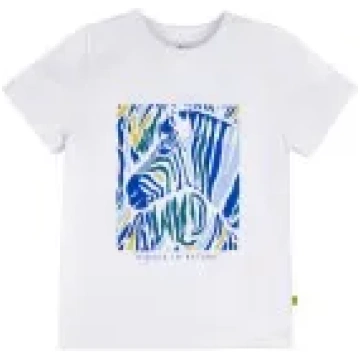 T-krekls zēnam ar apdruku Zebra Bossa Nova 00246