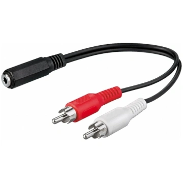Goobay Audio cable adapter, 3.5 mm 50092 50092