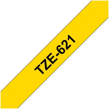 Brother Labelling Tape 9mm Black on yellow TZe Gre